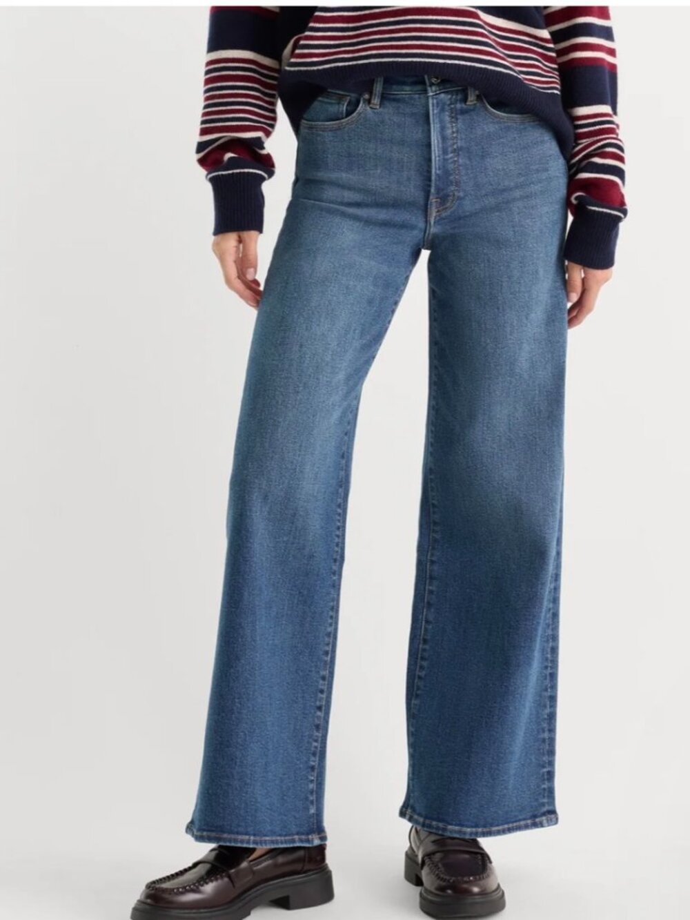 Good American - Good Waist Palazzo Crop jeans 0/25